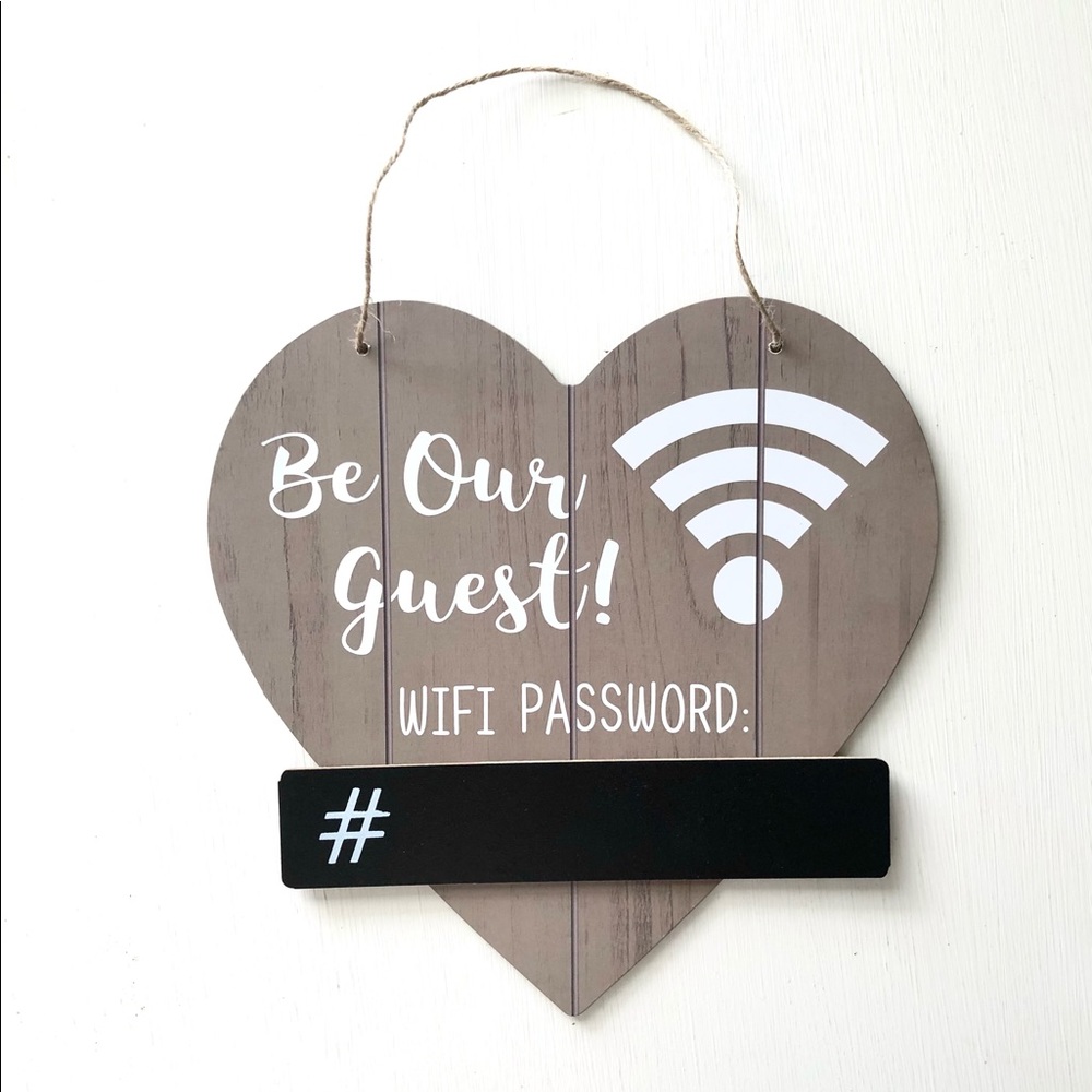 Be Our Guest Wifi Sign